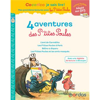 Les p'tites poules - 4 aventures avec les p'tites poules niveau1 - 1