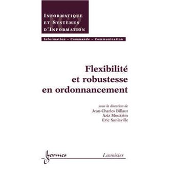 Flexibilité et robustesse en ordonnancement