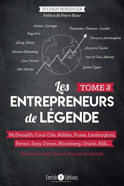 Les entrepreneurs de légende Tome 3