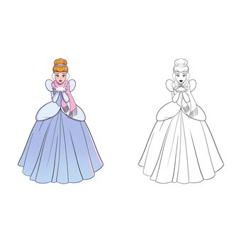 DISNEY - Calendrier de l'Avent - 24 livres pour attendre Noël