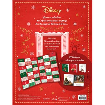 DISNEY - Calendrier de l'Avent - 24 livres pour attendre Noël