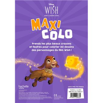 WISH, ASHA ET LA BONNE ÉTOILE - Maxi Colo - Disney - XXX - Librairie Le  Forum du Livre