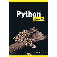 Python poche pour les Nuls - Guide complet pour programmer en Python, Google Colab, fonctions, bibliothèques Python