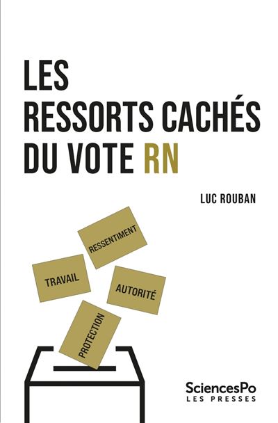 Les ressorts cachés du vote RN - Luc Rouban - Presses De Sciences Po - broché - Essai