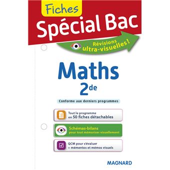 Spécial bac compil de fiches maths 2DE 2018 - 1