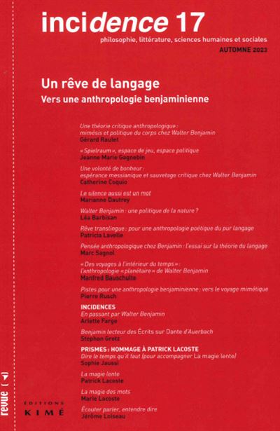 Incidence 17 - Pierre Rusch - broché