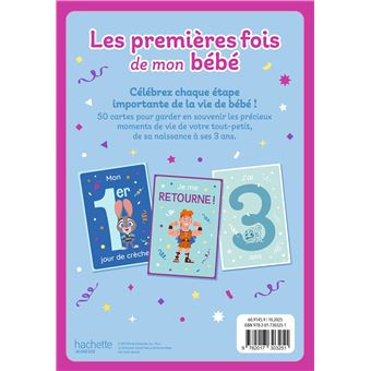 DISNEY BABY - Les premières fois de mon bébé - 50 cartes étapes