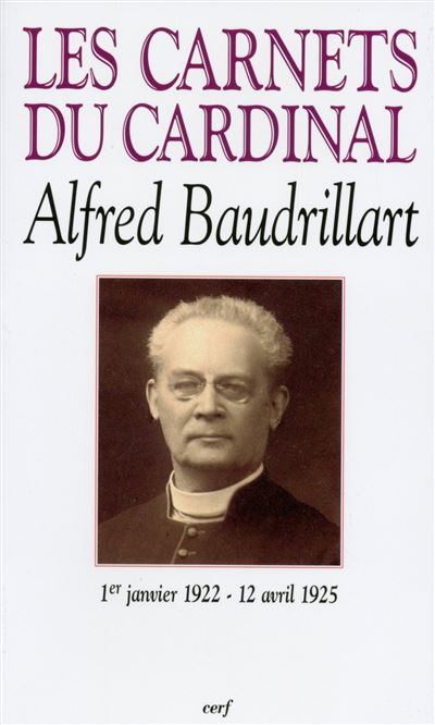 Les carnets du cardinal baudrillart 1922-1925 - Paul Christophe - broché