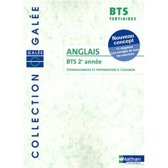 Anglais 2e année BTS Tertiaires Galée Livre de l'élève - 1