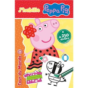 Peppa Pig - J'habille Peppa - Tour du monde