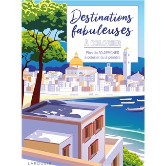 Affiches à colorier : Destinations fabuleuses - 1