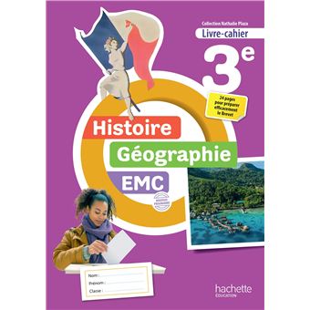 Histoire-Géographie EMC 3e - Livre-cahier - 1