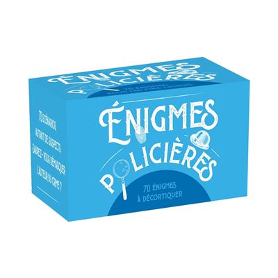 Boite Enigmes policieres