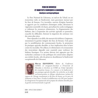Feux de brousse et habitats fauniques à Zakouma