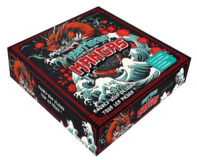 Mystères au pays des mangas livret + 60 cartes + 2 plateaux - Gilles Saint-Martin - Larousse - Boîte ou accessoire - Jeux livres objets - Larousse