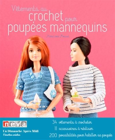 Vêtements au crochet pour poupées mannequins - Marie-José Mouisel - broché