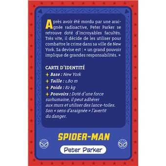 MARVEL - Qui est-qui ? - 50 cartes de personnages - Coffret