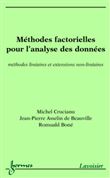 Méthodes factorielles pour l'analyse des données : méthodes linéaires et extensions non-linéaires