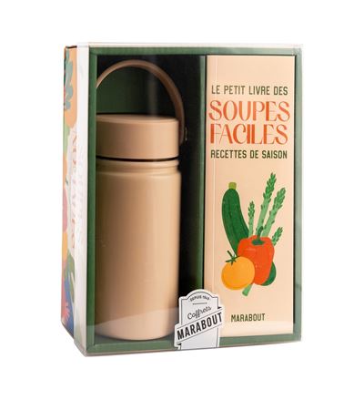 Soupes nomades 1 livre de recettes soupes + 1 gourde - Collectif - Marabout - Coffret - Jeux livres objets - Marabout