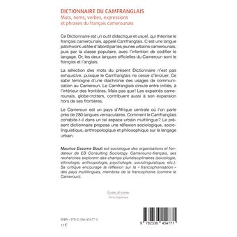 Dictionnaire du camfranglais