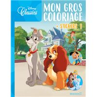 Disney Classics - Mon gros coloriage + stickers ! (La Belle et le Clochard)