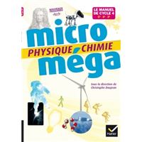 Microméga - Physique-Chimie Cycle 4 Éd. 2017 - Livre élève