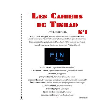 Les Cahiers de Tinbad n°1 - 1