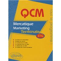 QCM mercatique - marketing - Terminale STG