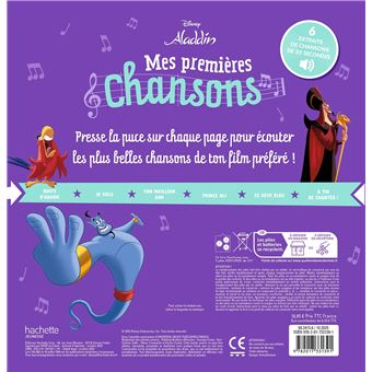 ALADDIN - Mes Premières Chansons (Livre sonore) - Disney