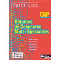 Employé de commerce multi-spécialité CAP Multi'Exos i-Manuel bi-média