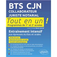 BTS CJN Collaborateur juriste notarial