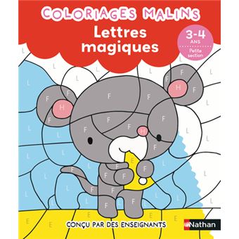 Lettres magiques PS - Coloriages malins