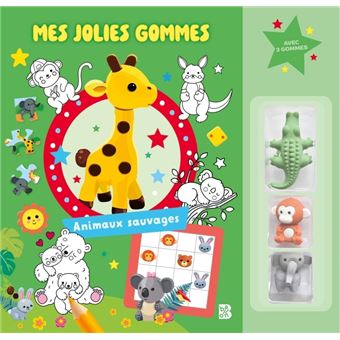 Mes jolies gommes - Les animaux - 1
