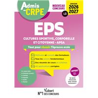 Admis au CRPE 2026-2027 - Epreuve orale d’admission L3 - EPS