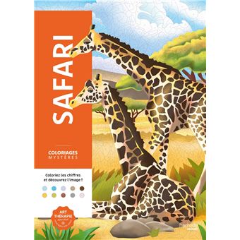 Coloriages mystères - Safari - 1
