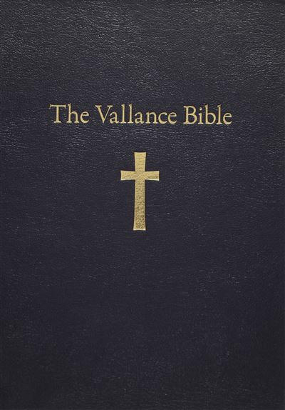 The Vallance Bible - Jeffrey Vallance - relié