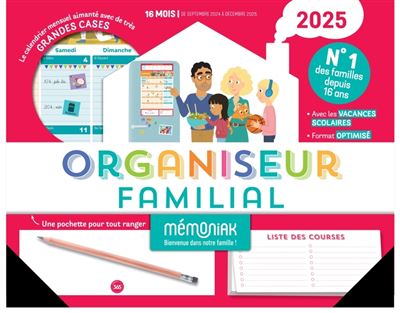 Organiseur familial Mémoniak 2025 - Dernier livre de Nesk - Précommande &  date de sortie
