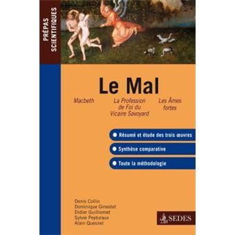 Le Mal - Prépas scientifiques Français-philo 2010-2011 - 1