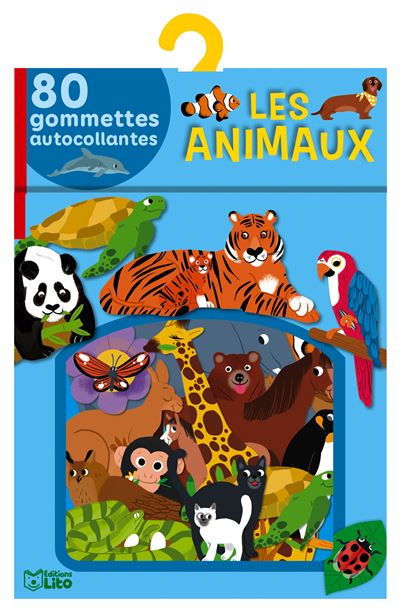 Gommettes les animaux -  Collectif - broché