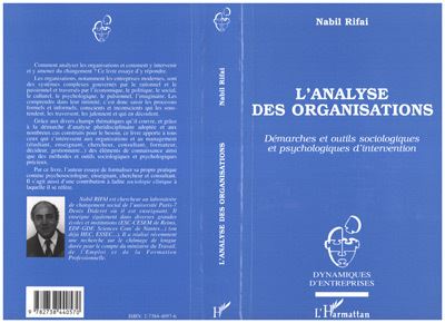 Analyse des organisations - Nabil Rifai - broché