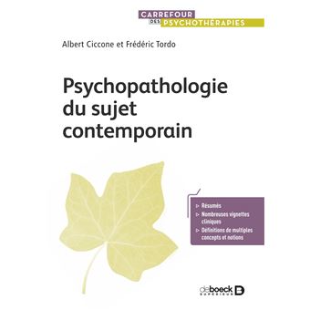 Psychopathologie du sujet contemporain