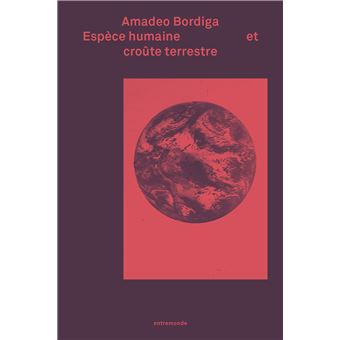 Espèce humaine et croûte terrestre - 1