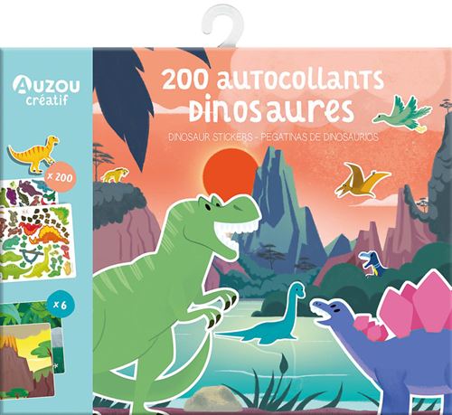 Ma pochette d'artiste - autocollants dinosaures