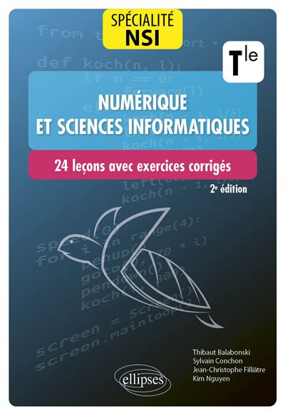 Numérique et sciences informatiques Tle spécialité NSI - Collectif (2024)
