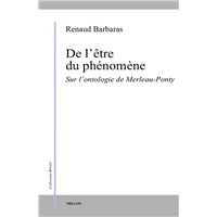 De l'etre du phenomene