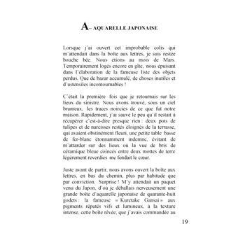 Inventaire d'un incendie