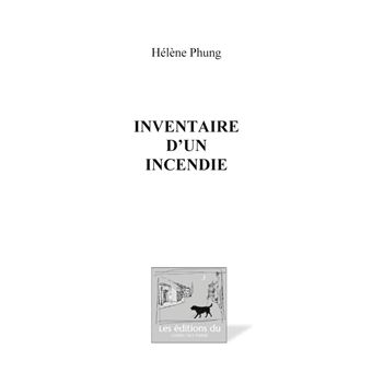 Inventaire d'un incendie