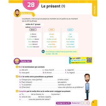Français et Maths CE2 - Nouveau programme - Cahier de soutien avec des vidéos