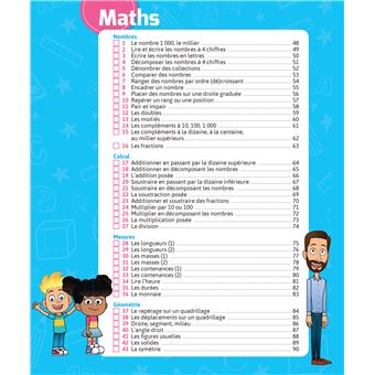 Français et Maths CE2 - Nouveau programme - Cahier de soutien avec des vidéos