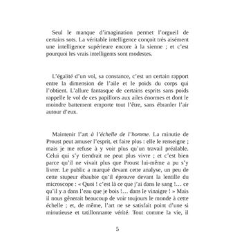 Un esprit non prévenu